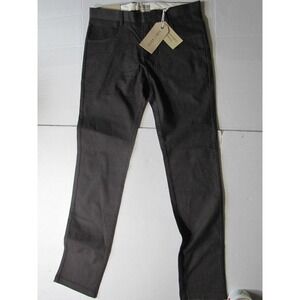 Stitch Note Pants Mens 30 Brown Slim Fit Chinos Dress Casual Twill Vintage Style